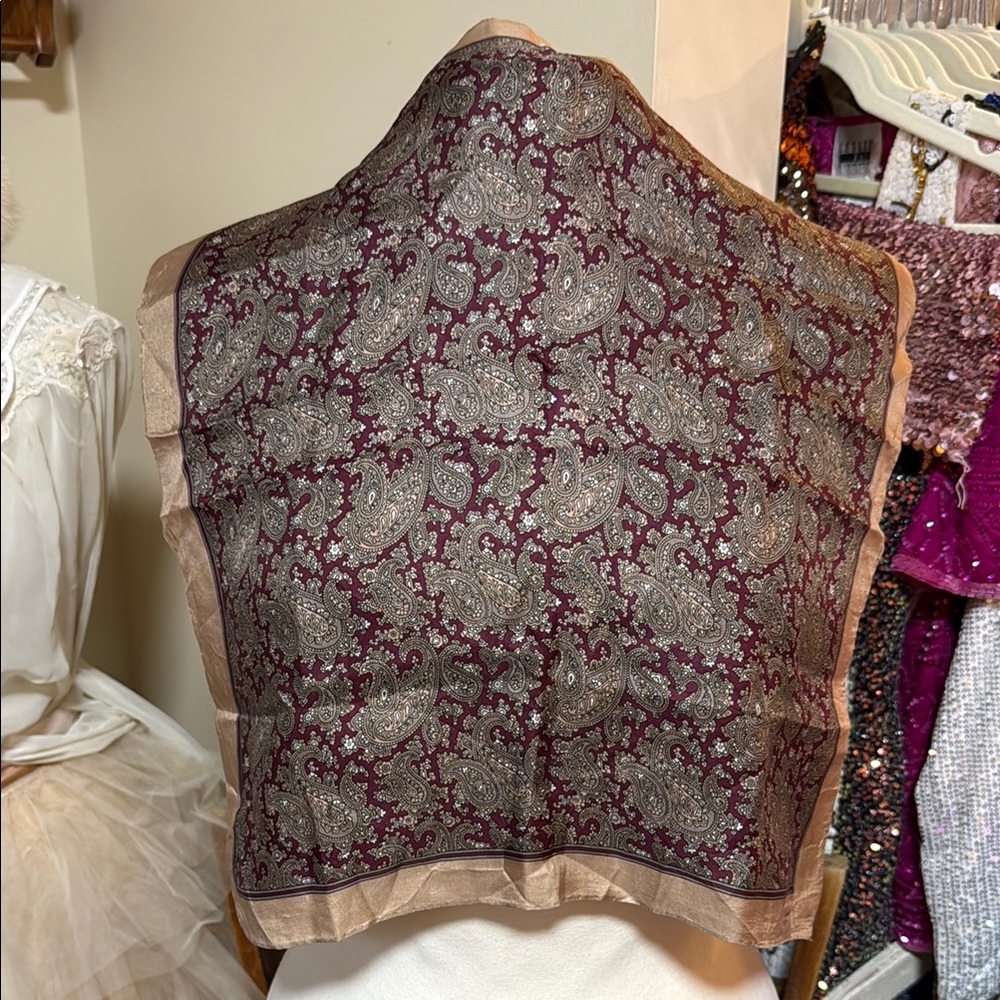 1960s Givenchy‎ 100% Silk Scarf